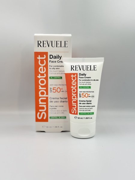 كريم الوجه اليومي ريفيول للحماية من الشمس SPF 50+ – Revuele Sunprotect Daily Face Cream