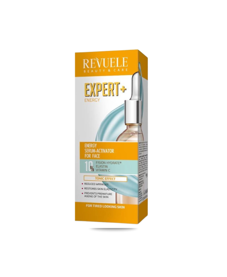 سيروم الفيتامين C لتنشيط البشرة بالطاقة ريفيول – Revuele Expert+ Energy Serum-Activator for Face