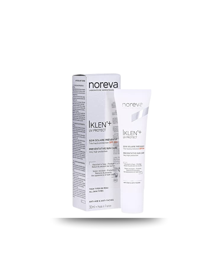 واقي الشمس من نوريفا إكلين بلس - Noreva Iklen+ UV Protect SPF 50+ Preventative Sun Care