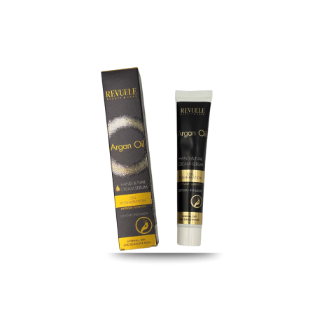 🫶 كريم سيروم اليدين والأظافر بزيت الأركان ريفيول – Revuele Argan Oil Hand & Nail Cream-Serum