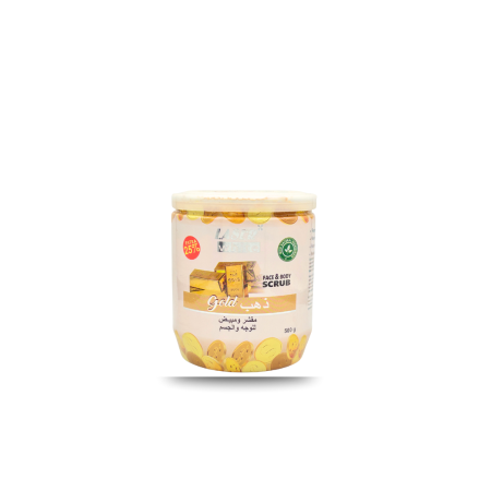 مقشّر الوجه والجسم بالذهب ليزر وايت – Laser White Gold Face & Body Scrub